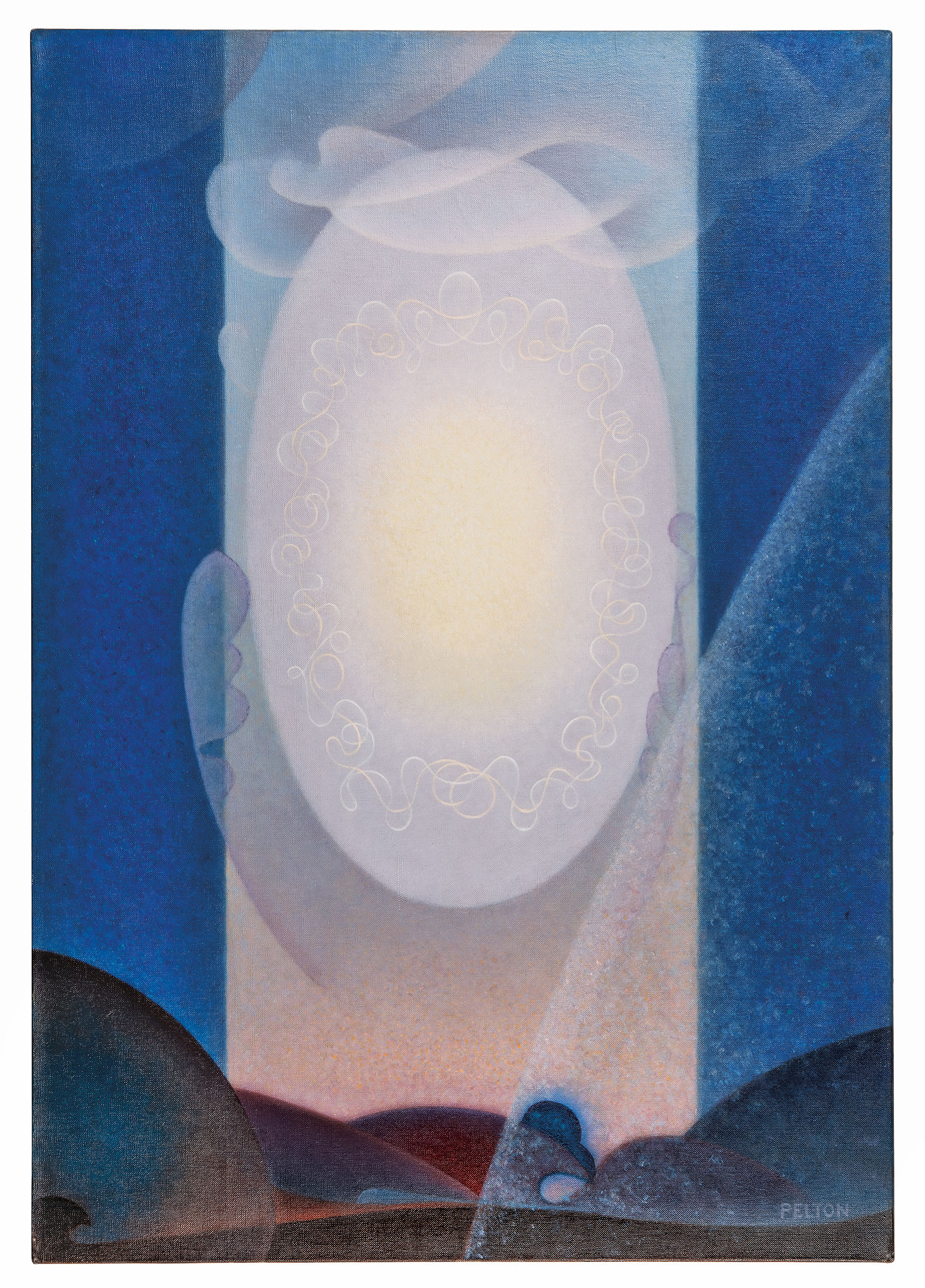 Light Center, 1947-1948. Oil on canvas. Collection of Lynda and Stewart Resnick. Photo: Jairo Ramirez.