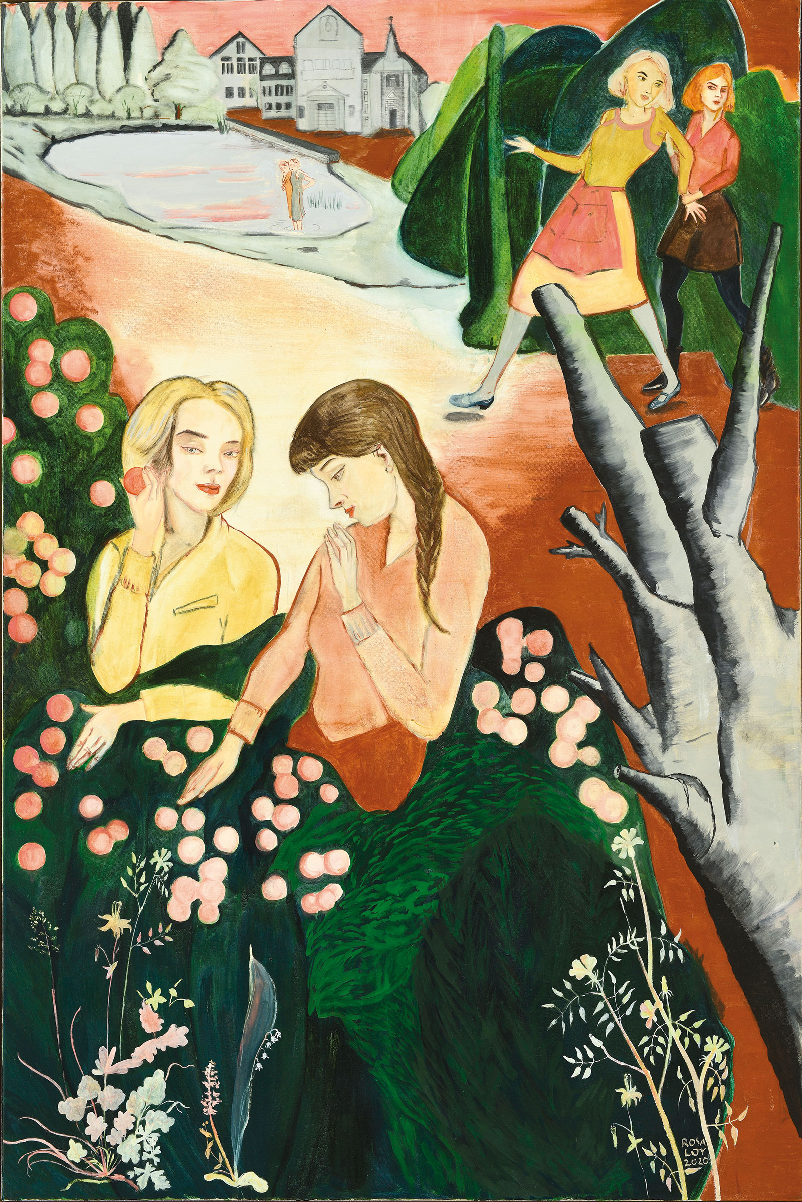 Tu das nicht, Kasein/Leinwand, 2020