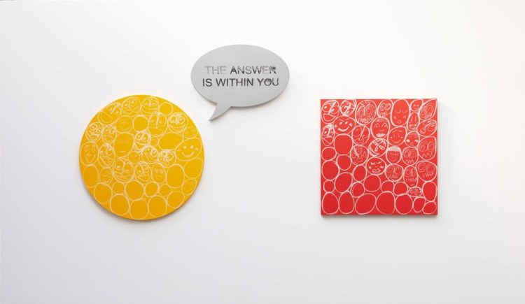 Jeppe Hein "Right Here, Right Now", Installation für Ruinart, 2022. Foto: Strempel Photography