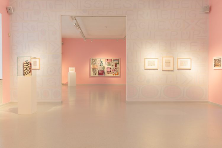Installationsansicht der Ausstellung