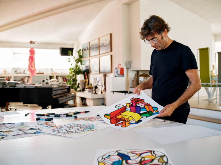 Marco Morosini in seinem Studio
in Pesaro, © Enrico De Luigi,
pancromatica.com